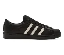 Gestreifte Superstar Sneakers - Schwarz