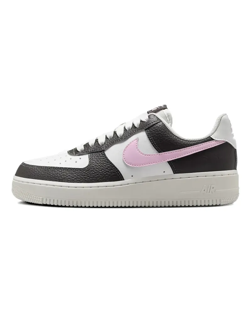 Nike Perforierte Air Force 1 Sneakers mit Swoosh - Weiß Weiß