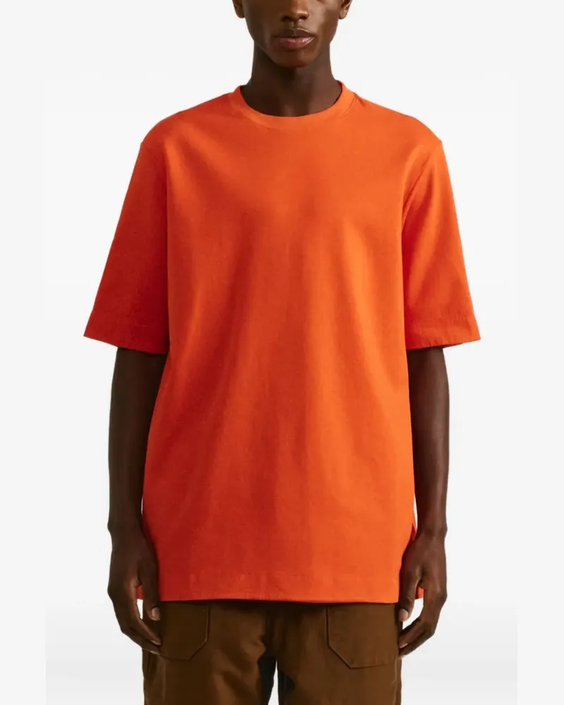 Casey Casey T-Shirt mit Rundhalsausschnitt - Orange Orange