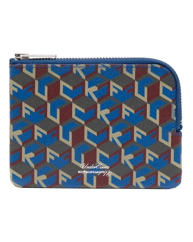 Undercover Portemonnaie mit grafischem Print - Blau Blau