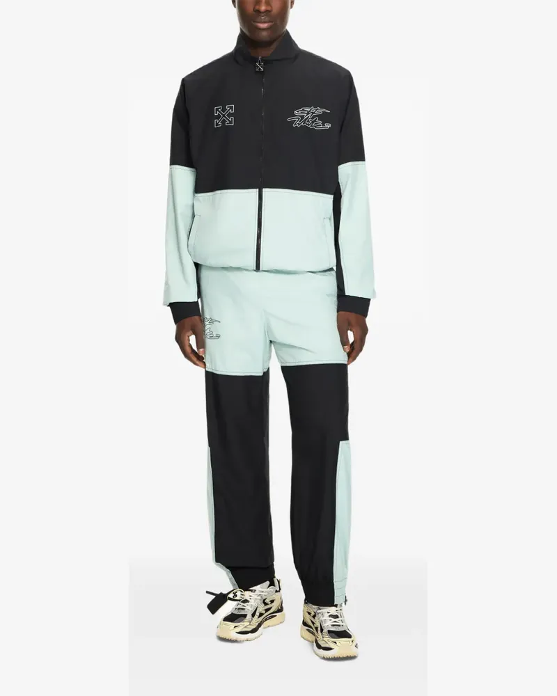 OFF-WHITE Marker Jogginghose mit Umschlag - Schwarz Schwarz