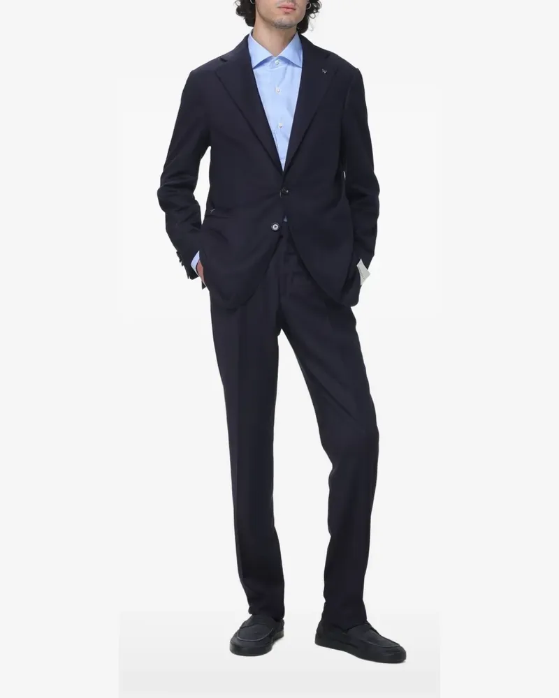 Luigi Borrelli Procida single-breasted suit - Blau Blau