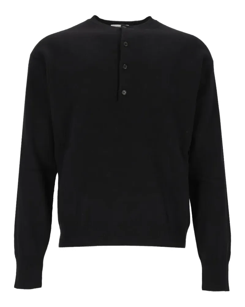 Mauro Grifoni Geknöpfter Pullover - Schwarz Schwarz