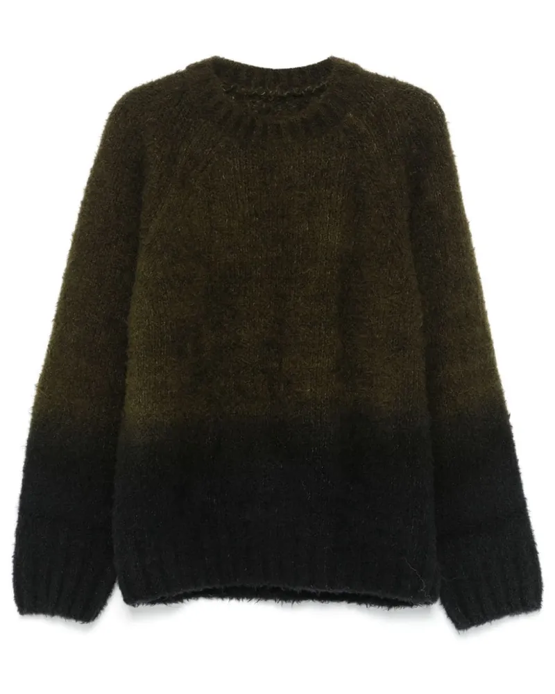 Sacai Pullover mit Ombré-Effekt - Grün Grün