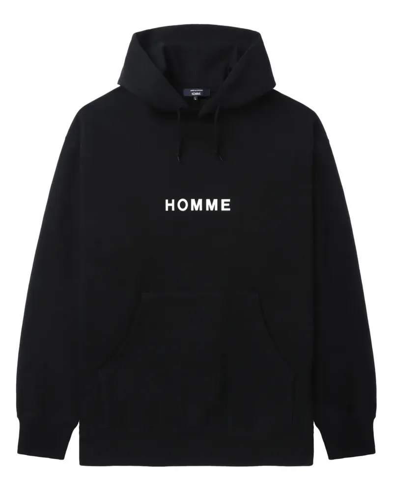 Comme des Garçons Hoodie mit Homme-Print - Schwarz Schwarz