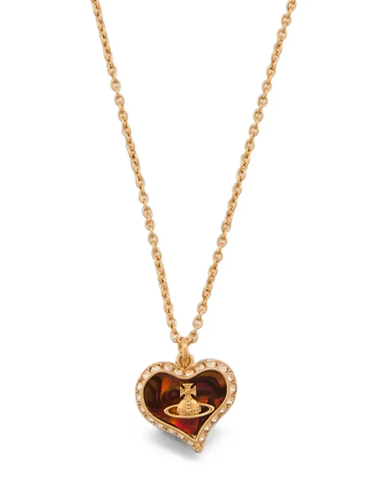 Vivienne Westwood Petra crystal-embellishment necklace - Gold Gold