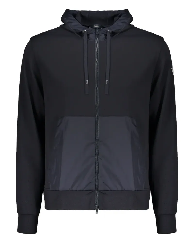 Herno zip hoodie - Blau Blau