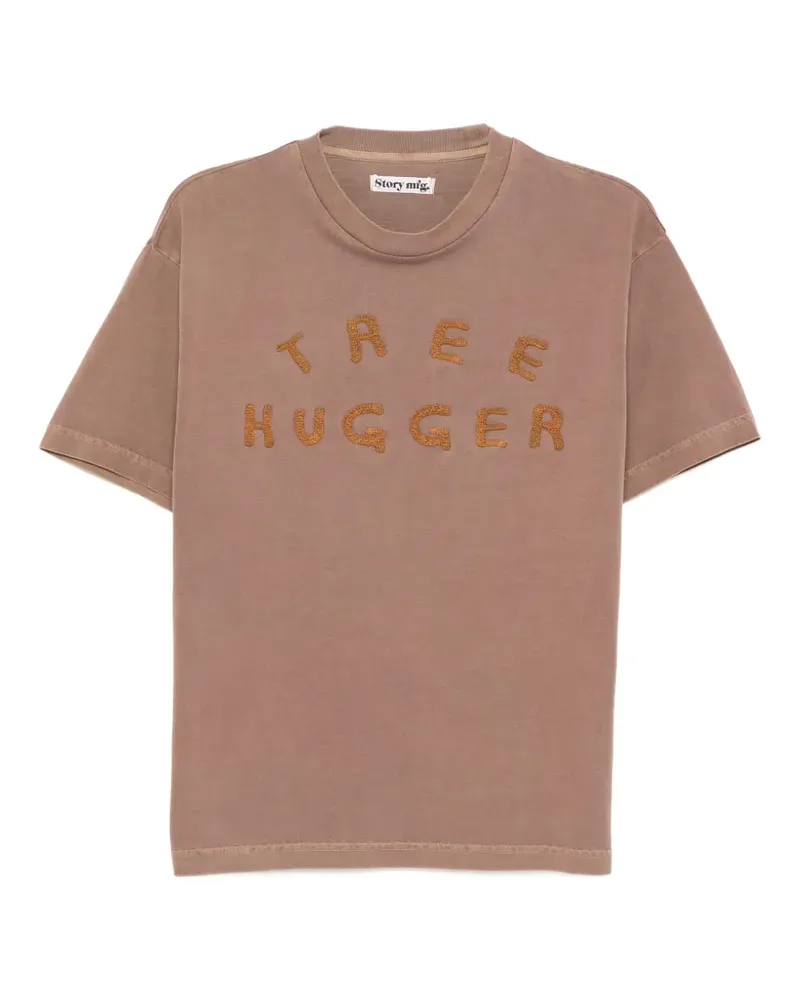 STORY mfg. Grateful T-Shirt - Braun Braun