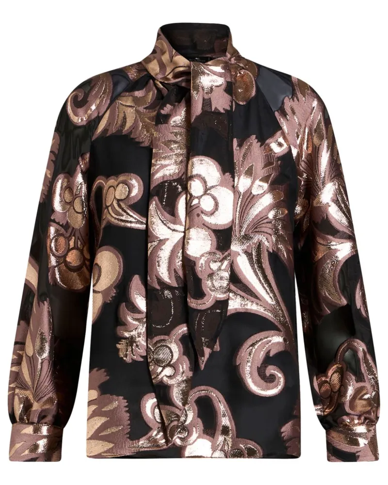 Etro Bluse aus Fil Coupé-Jacquard - Schwarz Schwarz