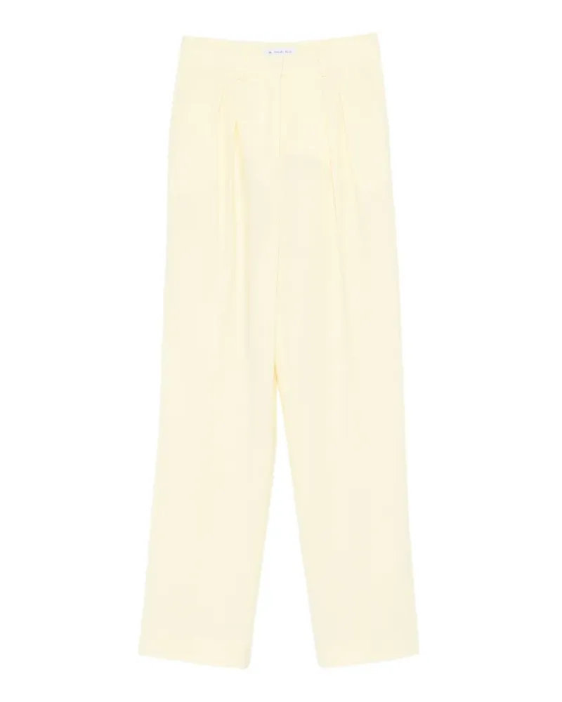 Manuel Ritz Plissierte Hose - Gelb Gelb