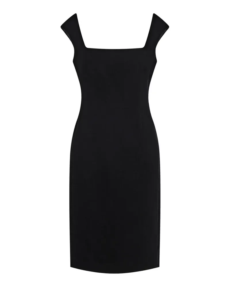 12 STOREEZ Vaganova Minikleid aus Samt - Schwarz Schwarz