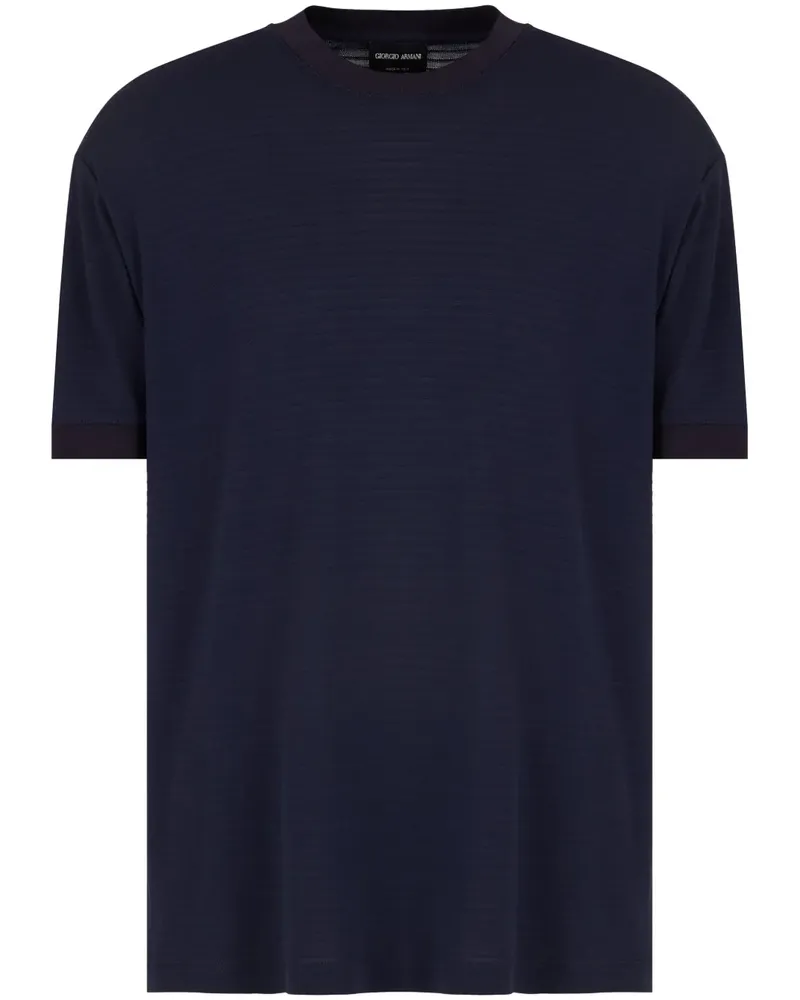 Giorgio Armani Klassisches T-Shirt - Blau Blau