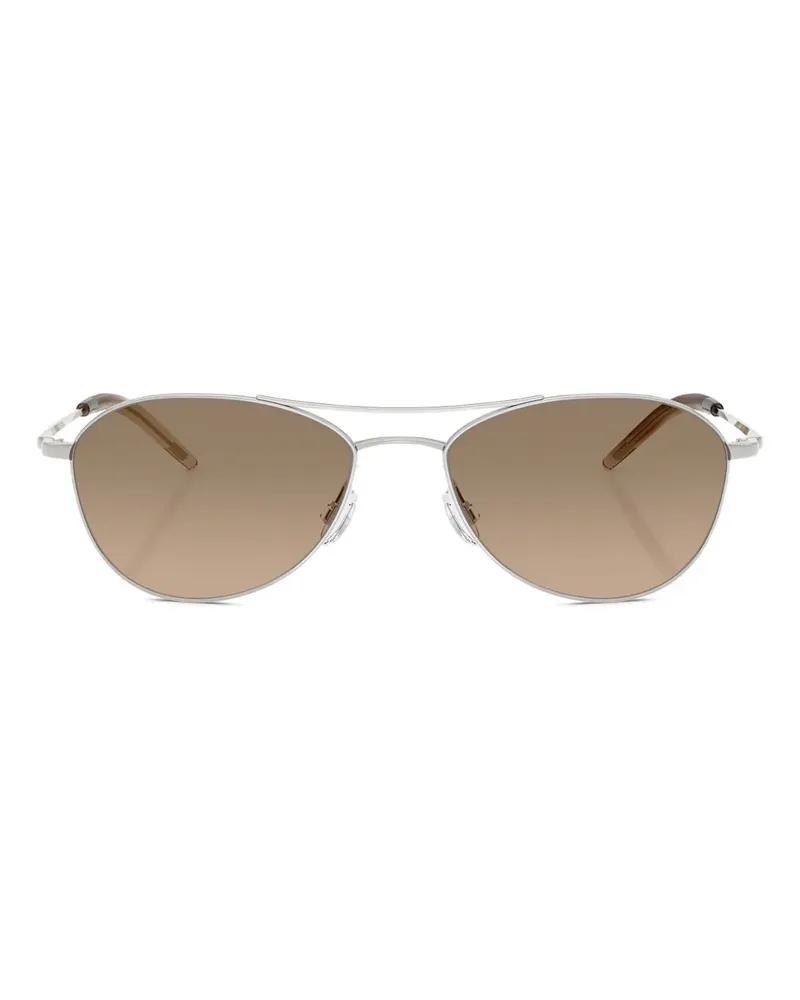 Oliver Peoples Aero II Sonnenbrille - Silber Silber