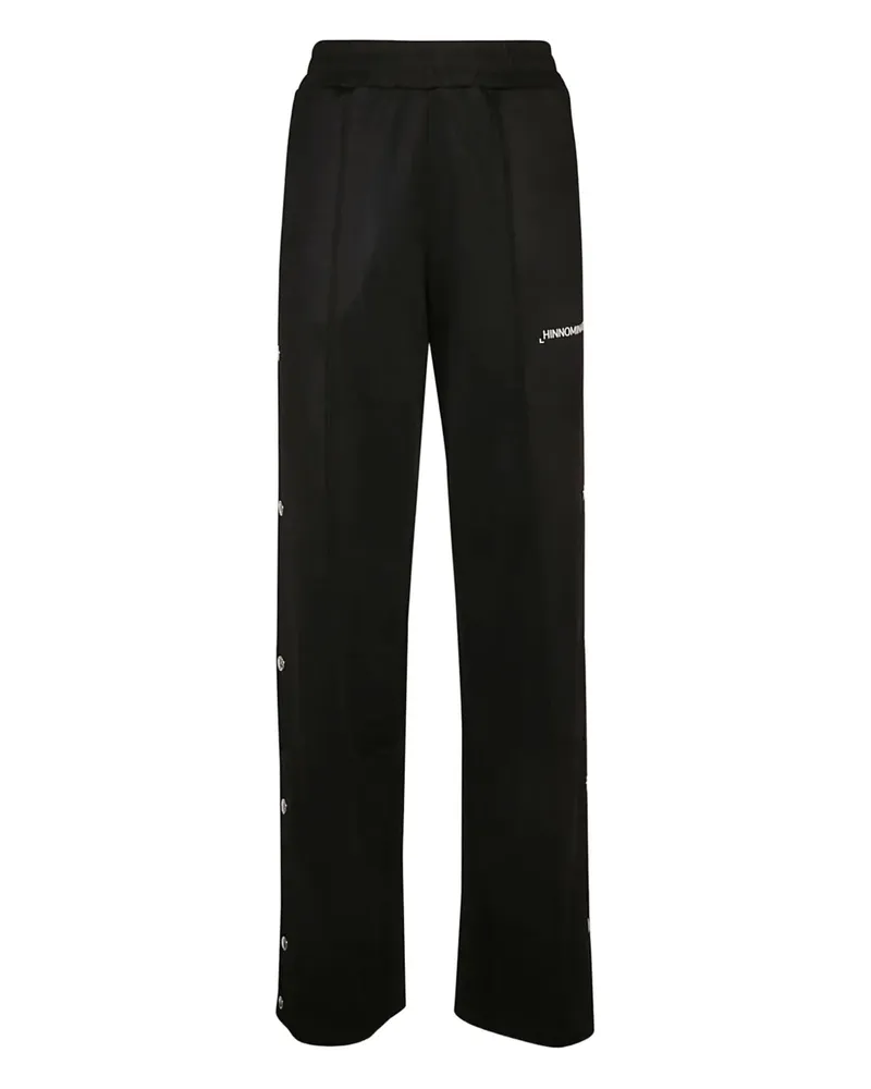 HINNOMINATE button-detail track pants - Schwarz Schwarz