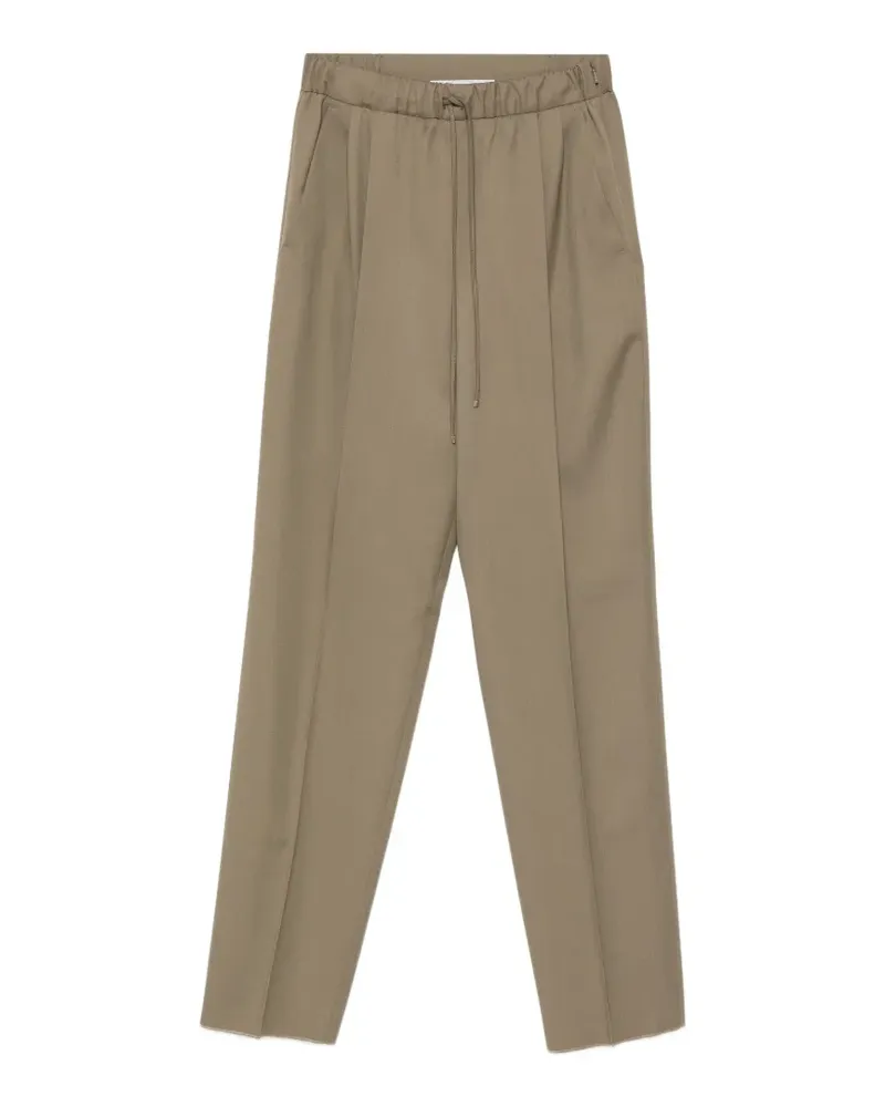 Max Mara Hose mit Kordelzug - Braun Braun