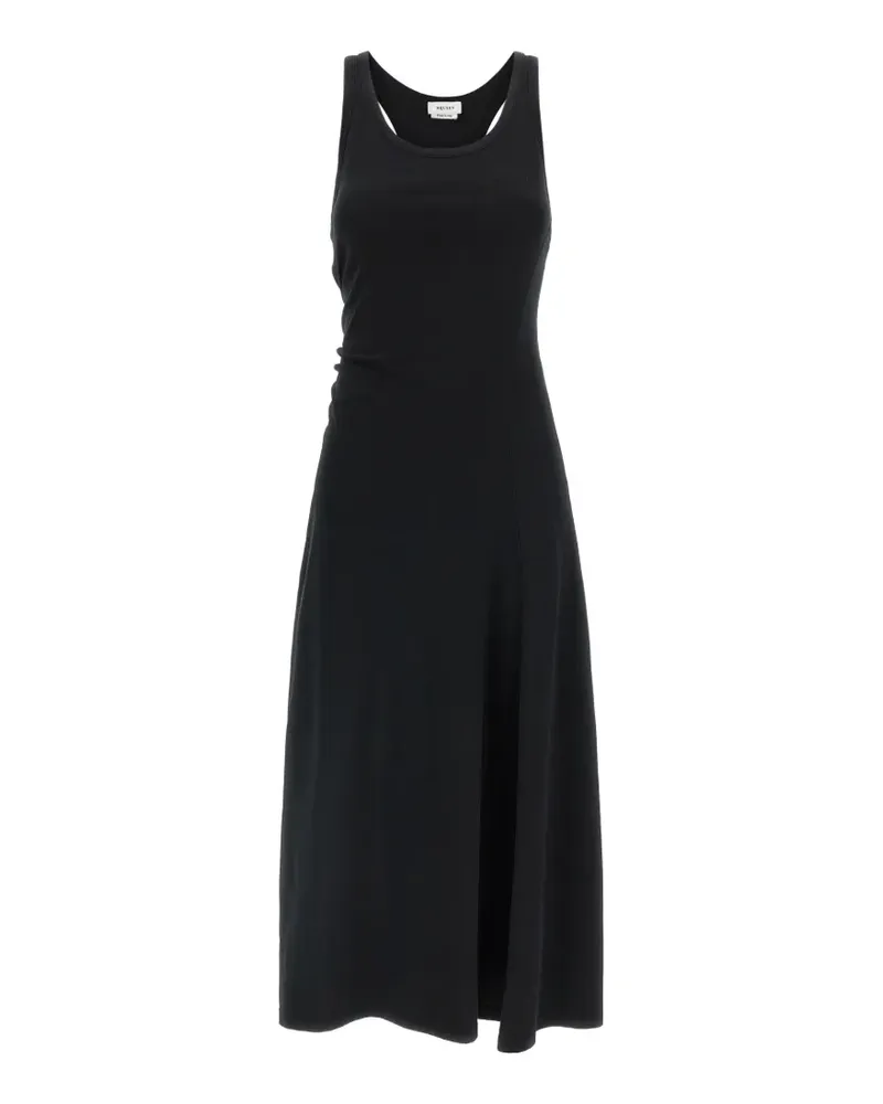 Alexander McQueen corset logo-embroidery dress - Schwarz Schwarz