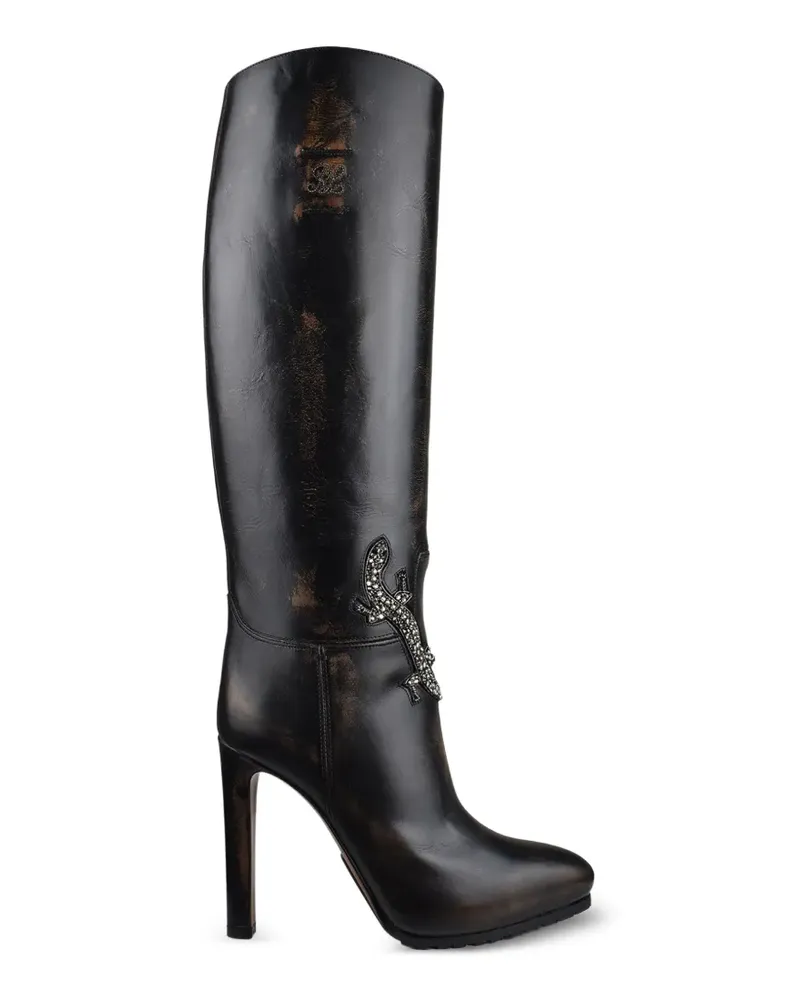 Ralph Lauren Remmy sequin-embellished boots - Braun Braun