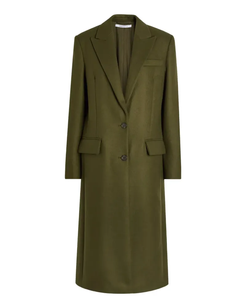Another Tomorrow Klassischer Mantel - Grün Grün