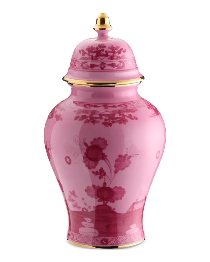Ginori 1735 Große Oriente Italiano Vase (38cm) - Rosa Rosa