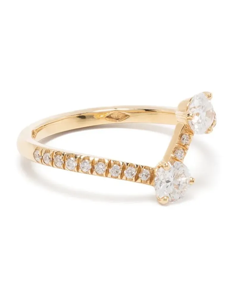 Loyal.e Paris 18kt Gelbgoldring mit Diamanten Gold