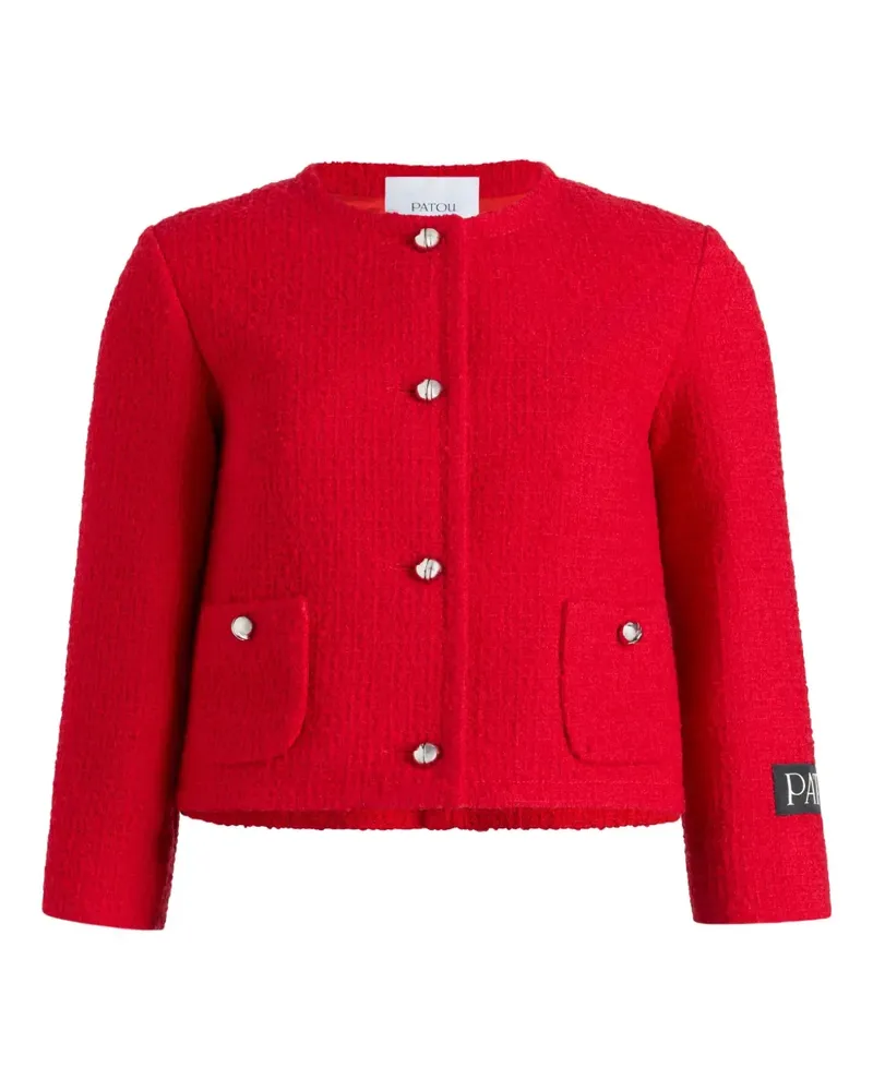 Patou Jacke mit aufgesetzten Taschen - Rot Rot