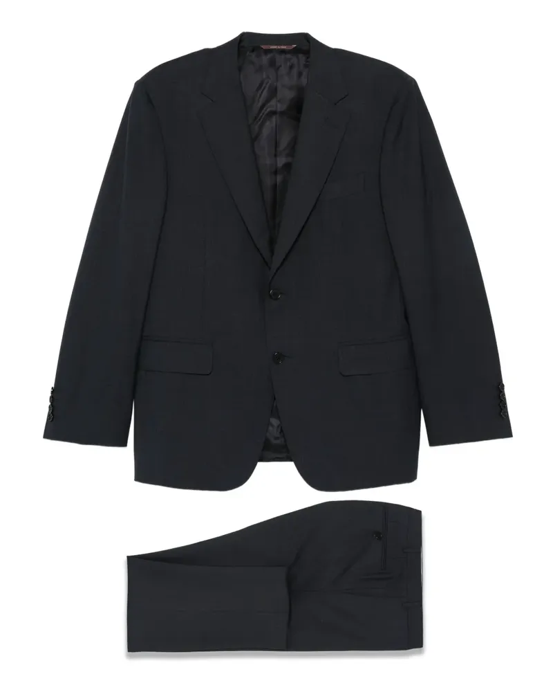 Canali Anzug aus Wolle - Blau Blau