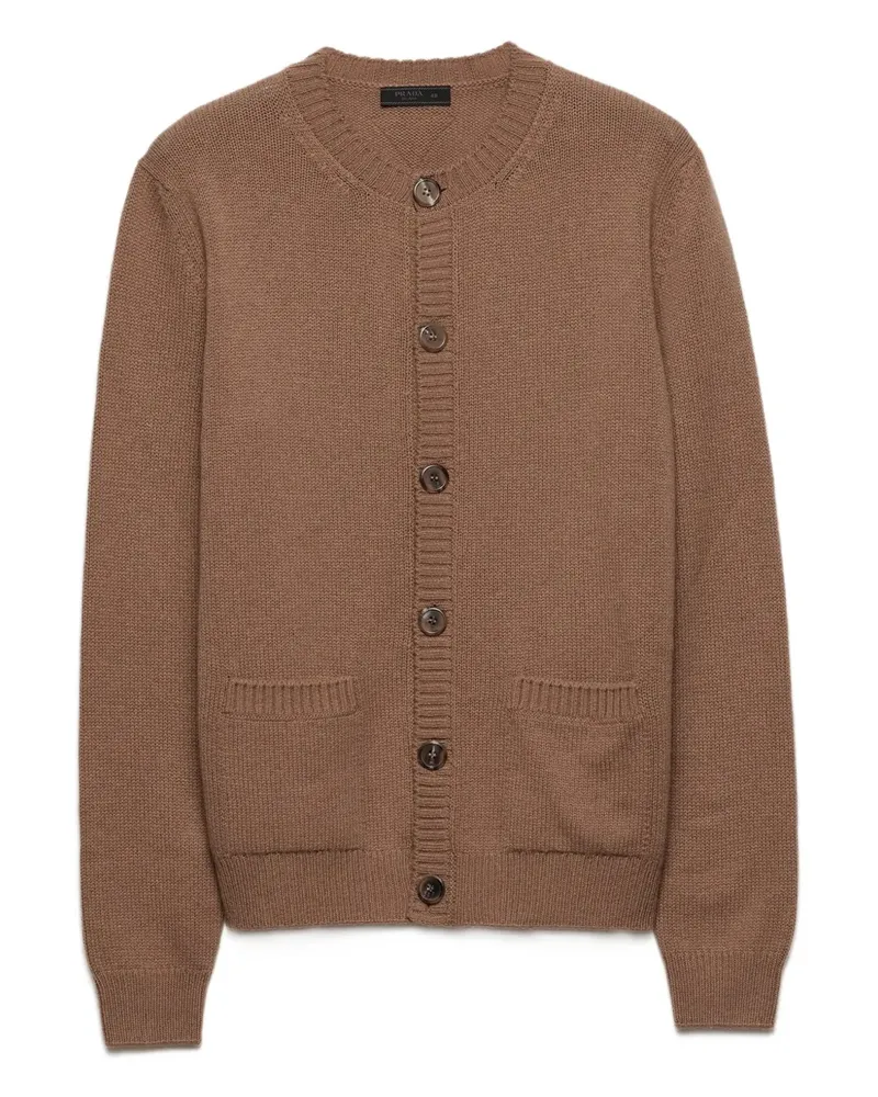 Prada Cardigan aus Kaschmir - Braun Braun