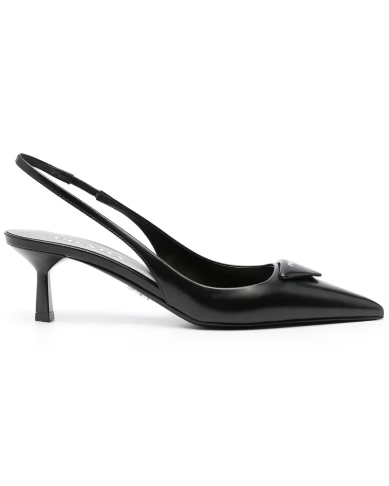 Prada Pumps mit Logo 70mm Schwarz