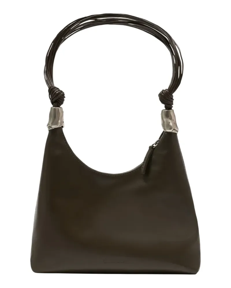STAUD Cuff Schultertasche mit Henkel - Braun Braun