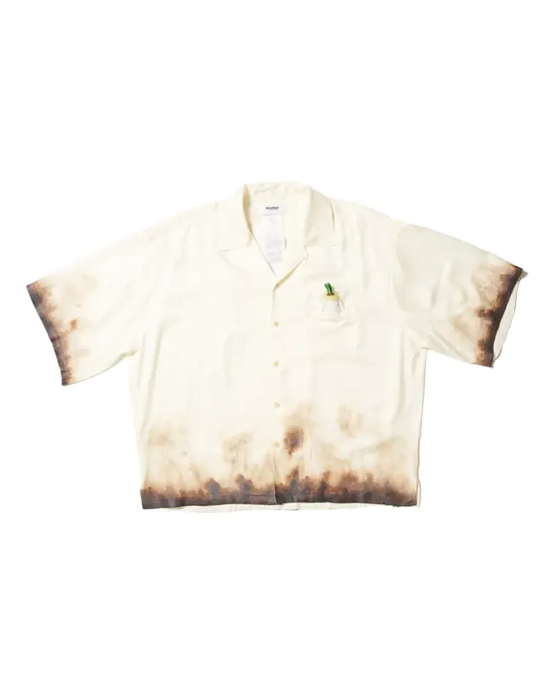 Doublet mud-print shirt - Weiß Weiß