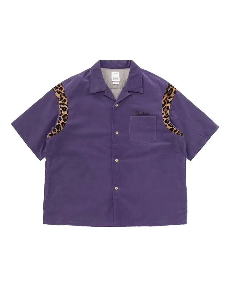 Visvim Wallis Down Hemd - Violett Violett