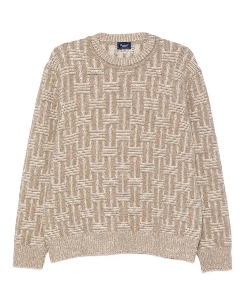 Drumohr  basket-weave sweater - Nude Nude