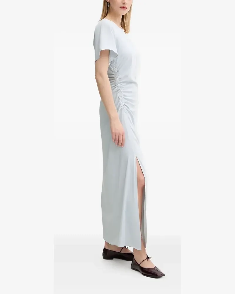 Samsøe & Samsøe Maxikleid mit seitlichem Schlitz - Grau Grau