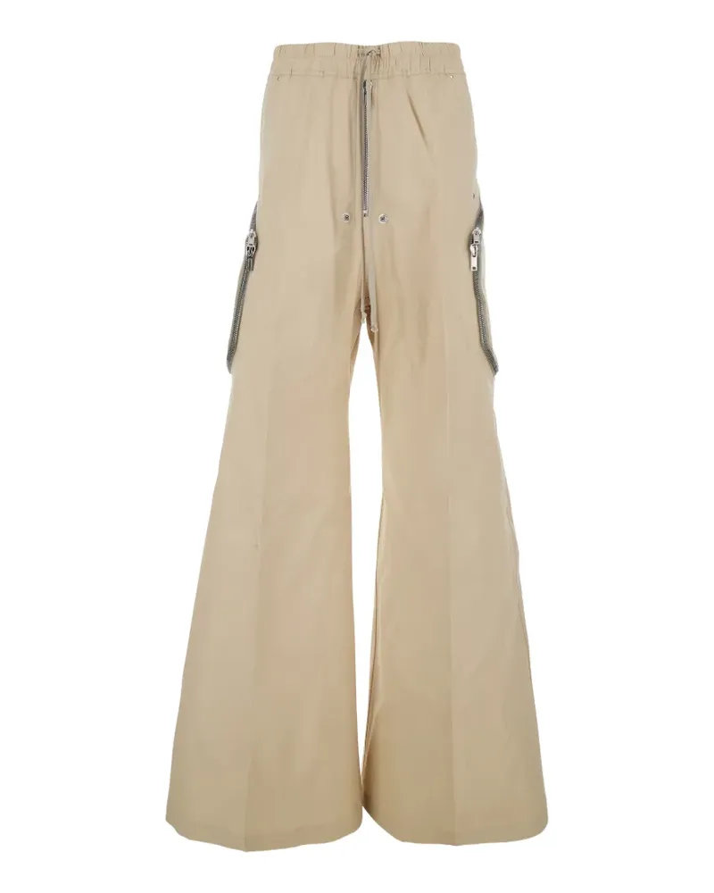 Rick Owens zip-detail trousers - Nude Nude