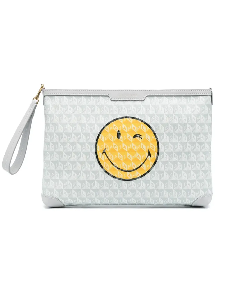 Anya Hindmarch I Am A Plastic Bag Clutch - Nude Nude