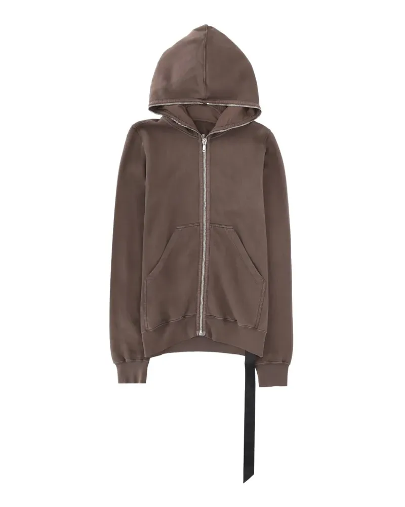 DRKSHDW by Rick Owens zipped hoodie - Braun Braun