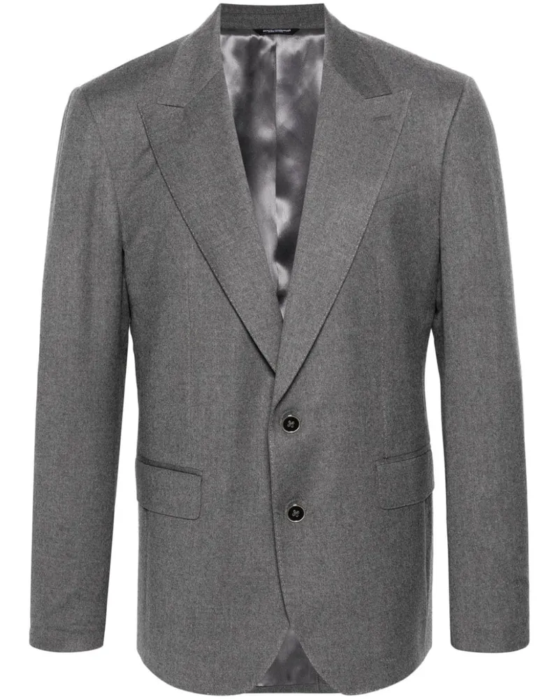 Dolce & Gabbana Einreihiges Sakko - Grau Grau