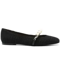 FESTA Milano Tweed-Ballerinas Schwarz