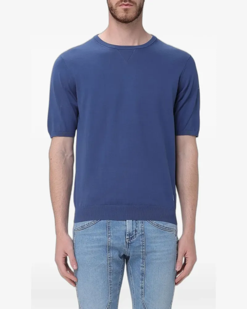Jeckerson short-sleeve crew-neck sweater - Blau Blau