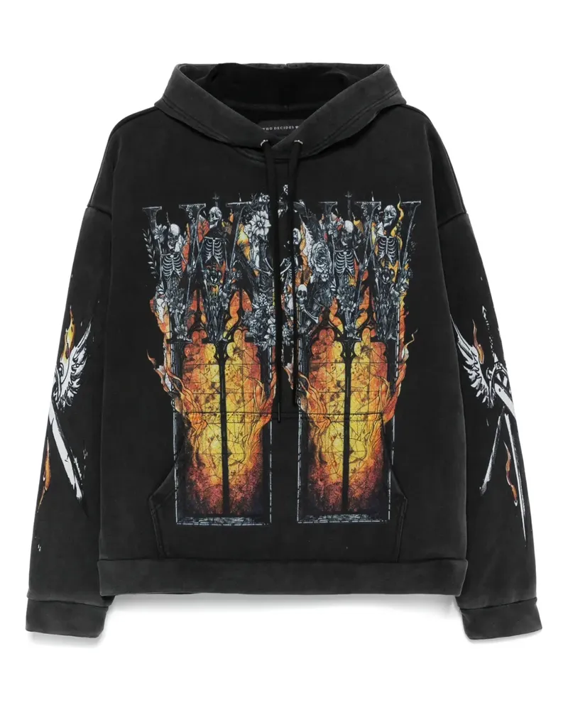 WHO DECIDES WAR Ember Chapel Hoodie - Grau Grau