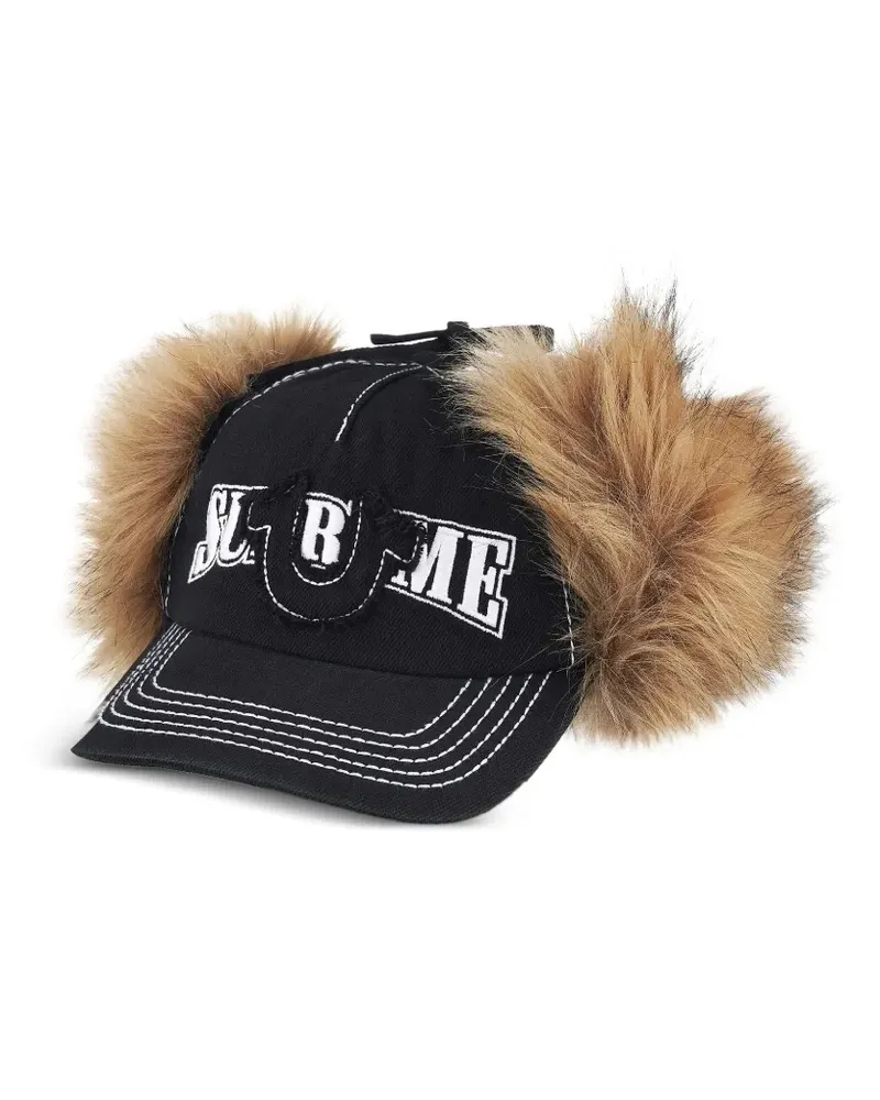 Supreme Being True Religion® Baseballkappe mit Ohrenklappen - Schwarz Schwarz