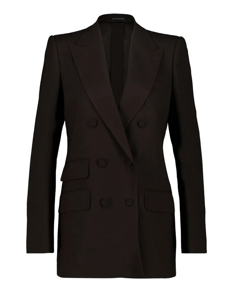 Tom Ford double-breasted peak-lapel blazer - Braun Braun