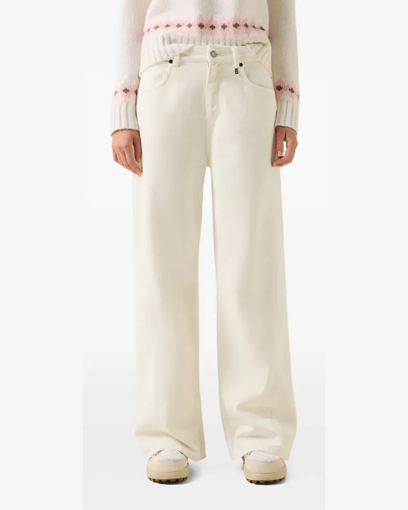 Bogner Lizzy Wide-Leg-Jeans - Weiß Weiß