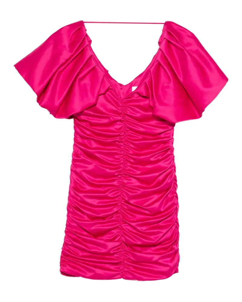 Simona Corsellini Minikleid aus Satin - Rosa Rosa