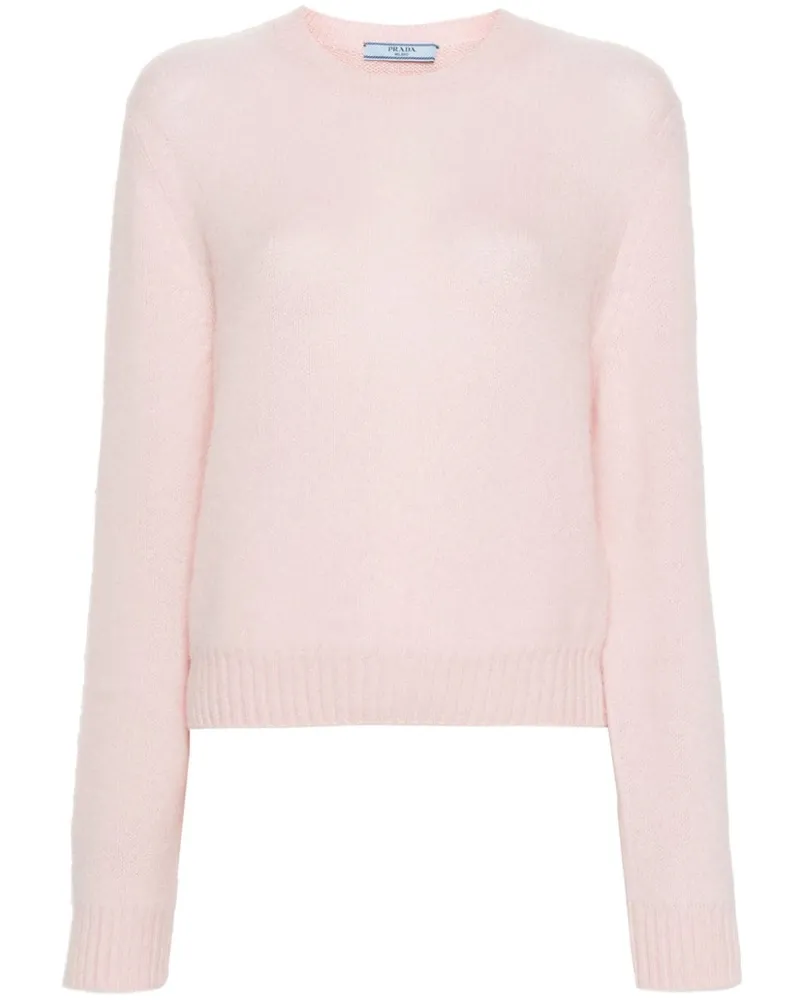Prada Kaschmirpullover mit Rundhalsausschnitt - Rosa Rosa