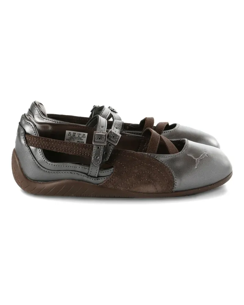 Puma Speedcat buckle-strap ballet flats - Grau Grau