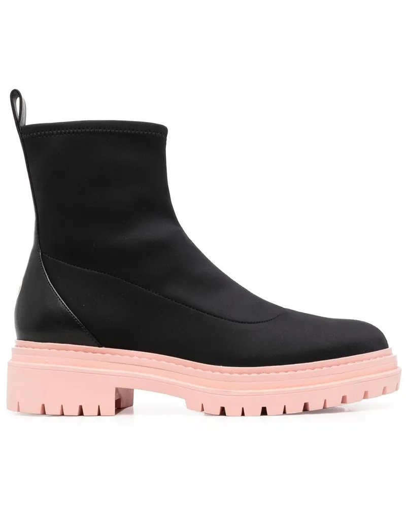 Michael Kors Comet Stiefel mit Profilsohle - Schwarz Schwarz