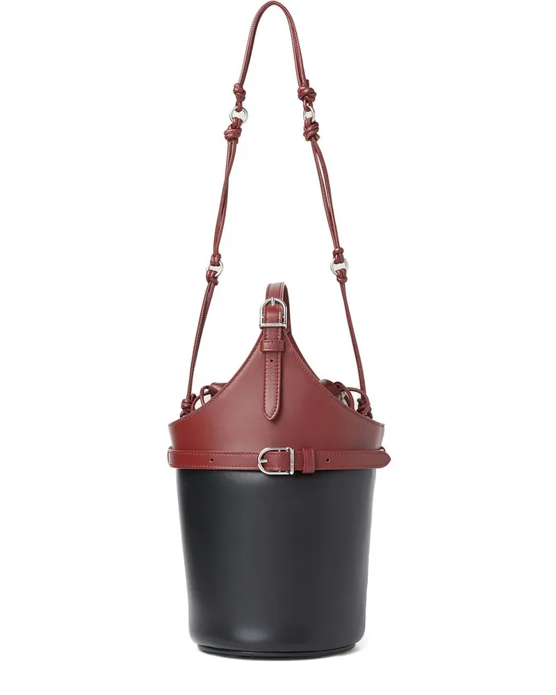 Durazzi Milano Beuteltasche mit Gürtel - Schwarz Schwarz
