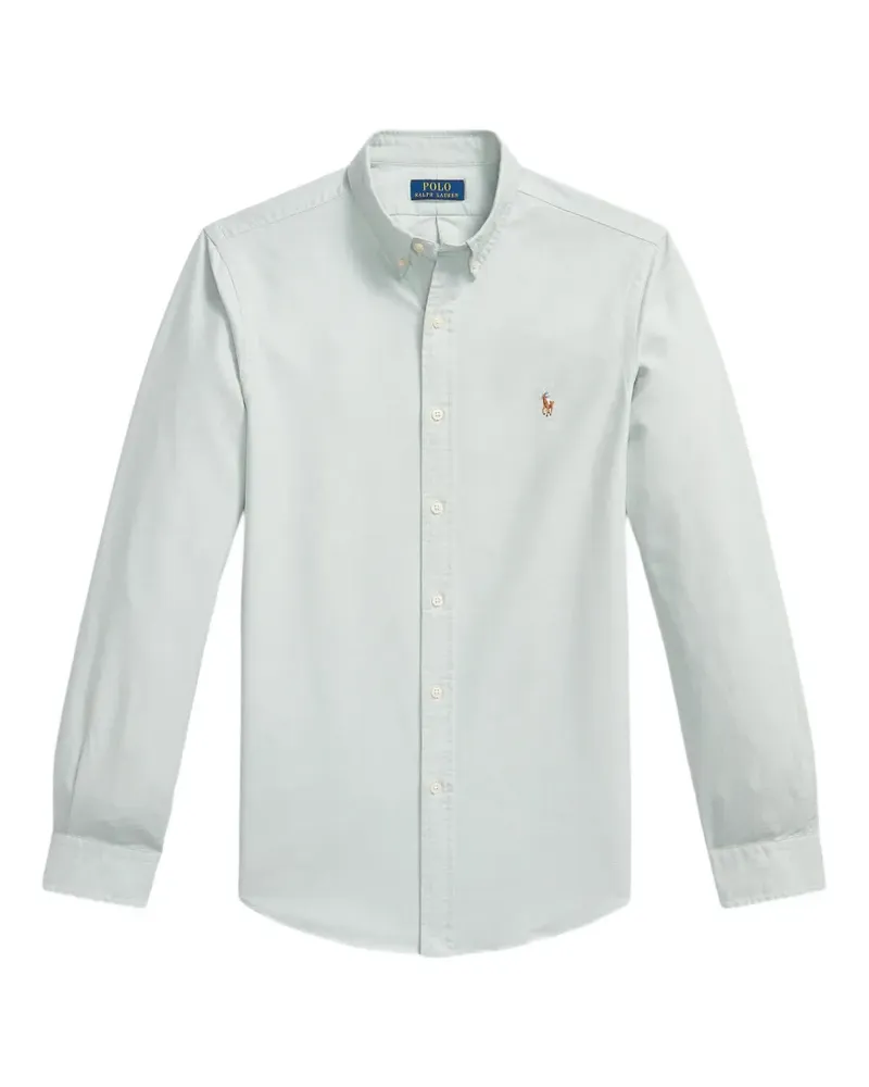 Ralph Lauren signature Polo Pony motif shirt - Blau Blau