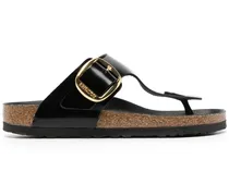 Sandalen mit Logo-Gravur - Schwarz
